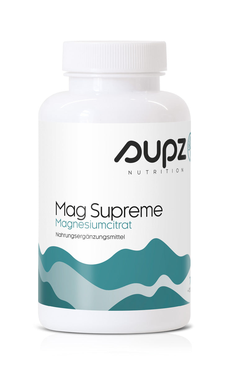 
                  
                    Mag Supreme - Magnesiumcitrat HOCH dosiert
                  
                